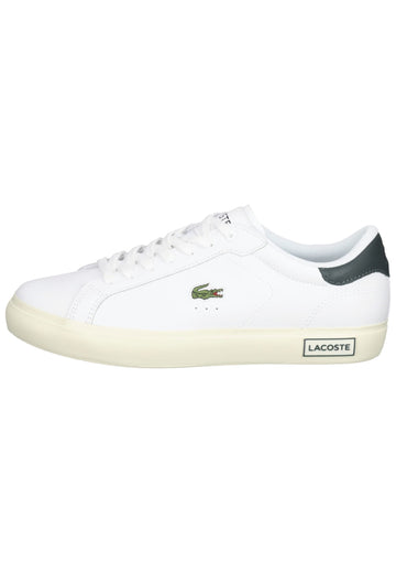 Lacoste Sneaker Leder Weiß/Grün - surf4shoes