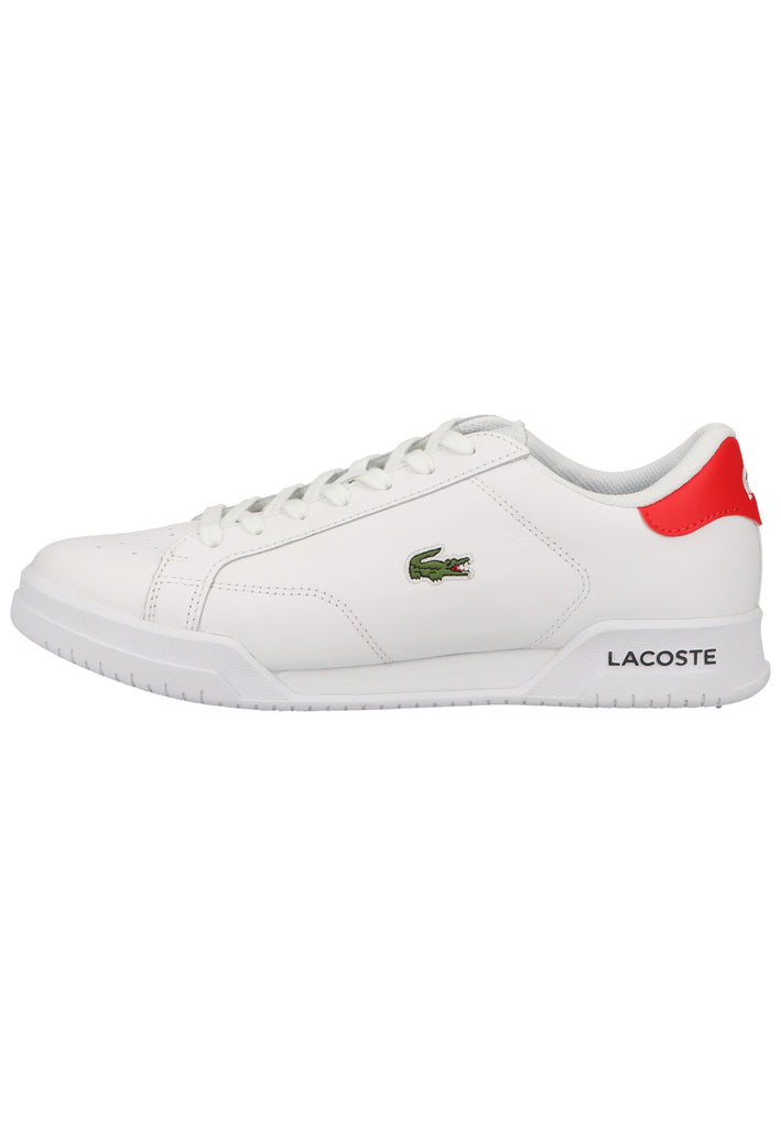 Lacoste Sneaker Leder Weiß/Navy - surf4shoes