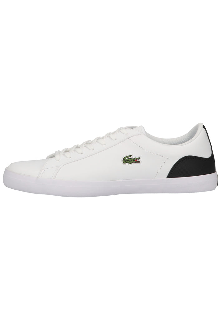 Lacoste Sneaker Leder Weiß/Schwarz - surf4shoes