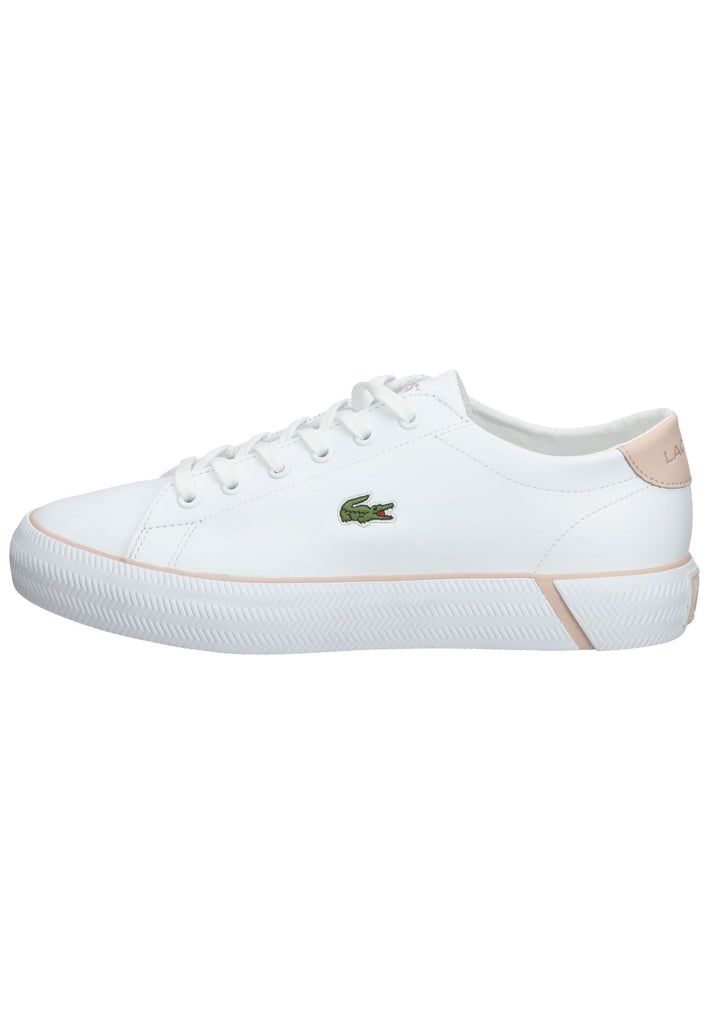 Lacoste Sneaker Leder Weiß/Rosa - surf4shoes