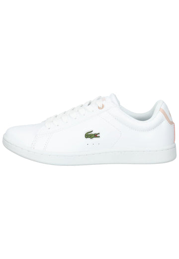 Lacoste Sneaker Leder Weiß/Rosa - surf4shoes