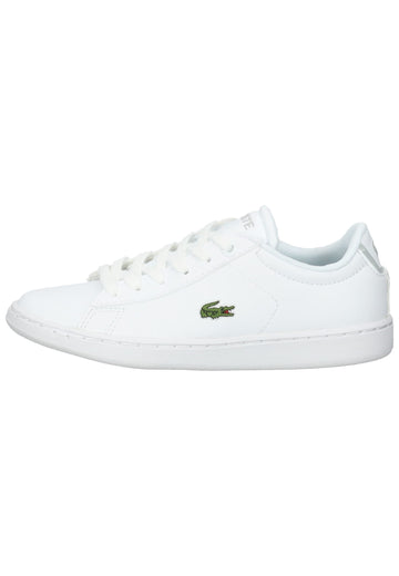 Lacoste Sneaker Lederimitat Weiß - surf4shoes
