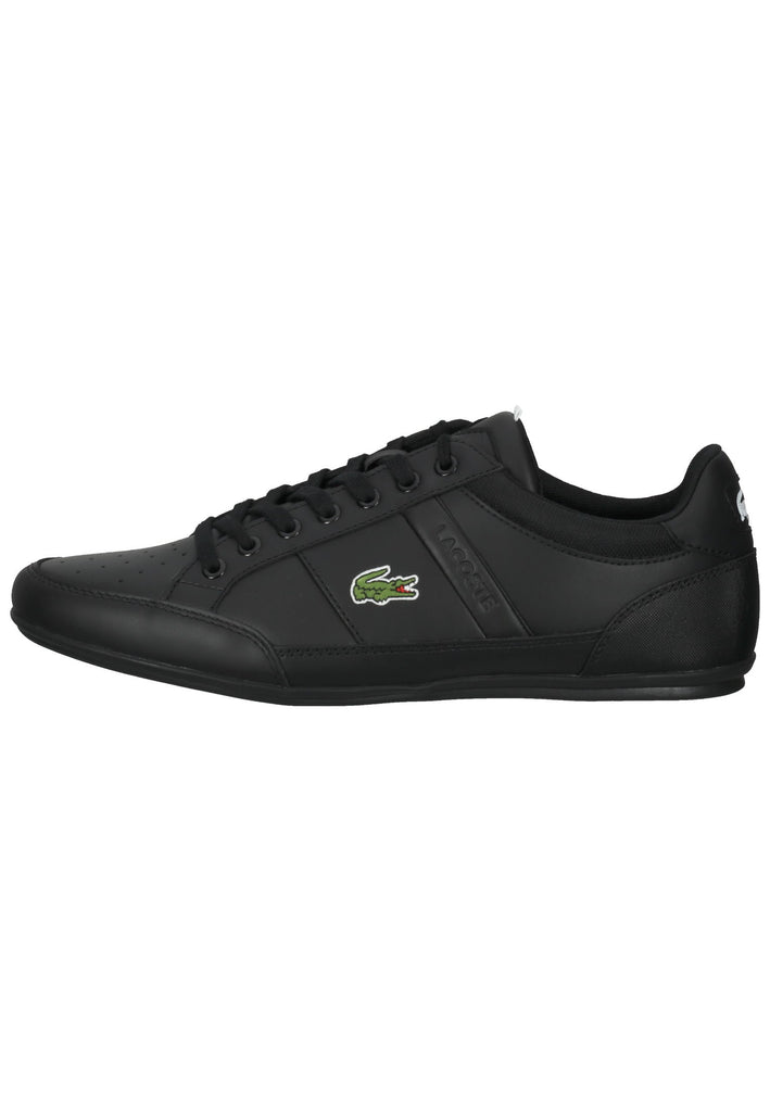 Lacoste Sneaker Lederimitat Schwarz/Weiß - surf4shoes