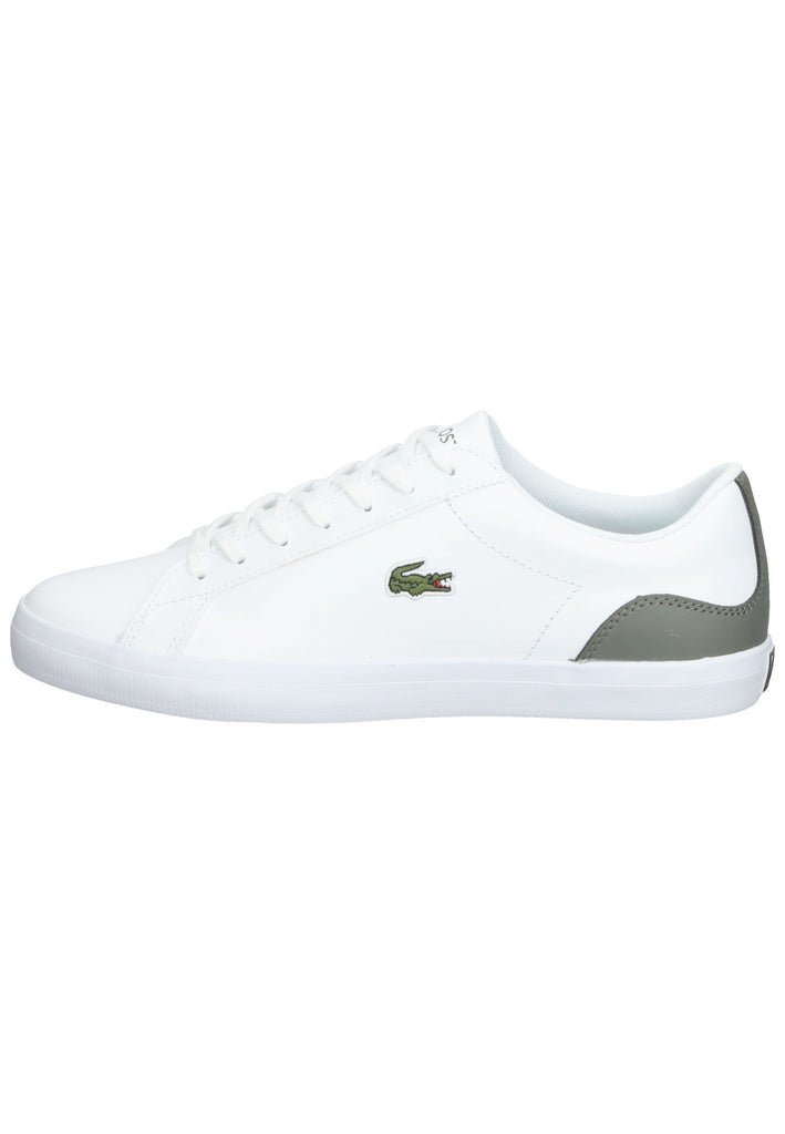 Lacoste Sneaker Leder Weiß/Grün - surf4shoes
