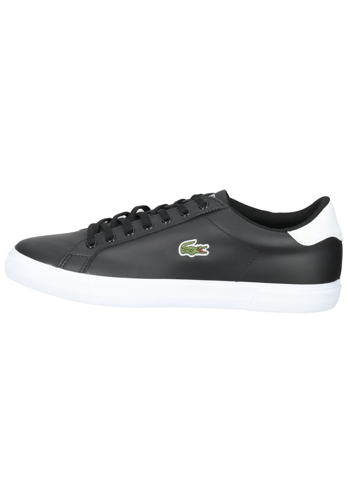 Lacoste Sneaker Leder Schwarz/Weiß - surf4shoes
