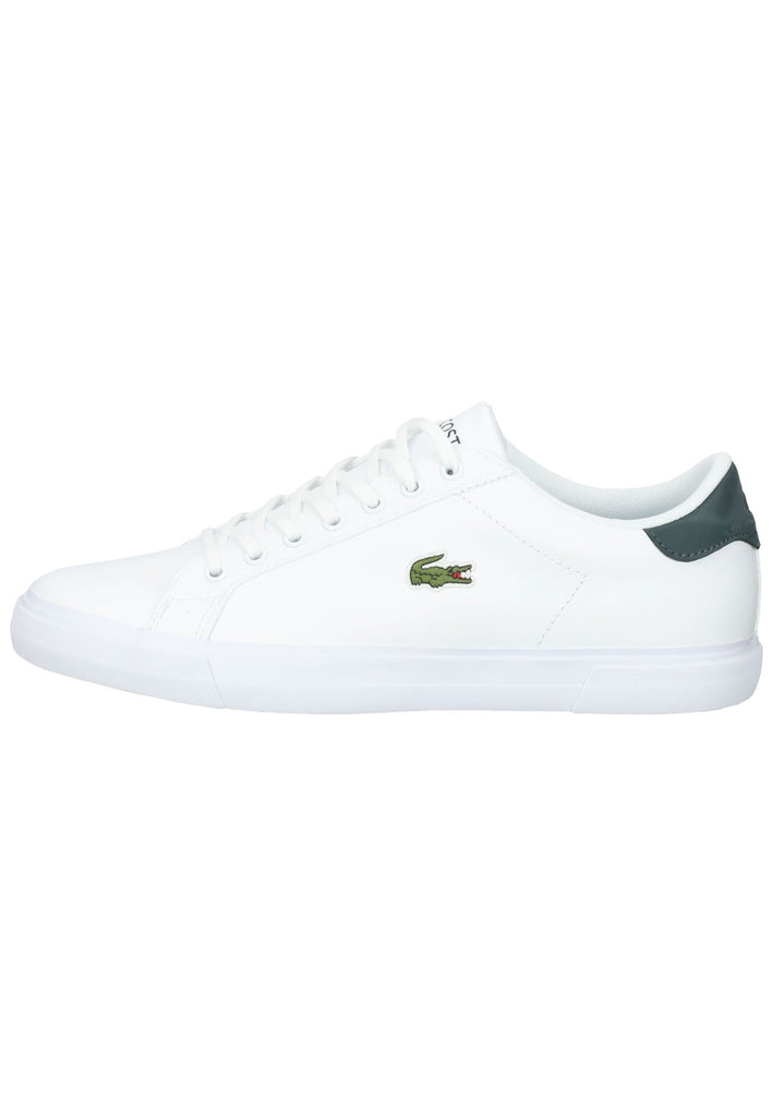 Lacoste Sneaker Leder Weiß/Grün - surf4shoes