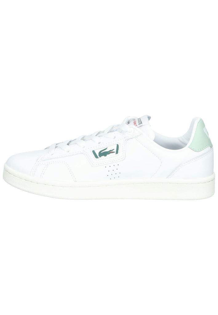 Lacoste Sneaker Leder Weiß/Grün - surf4shoes