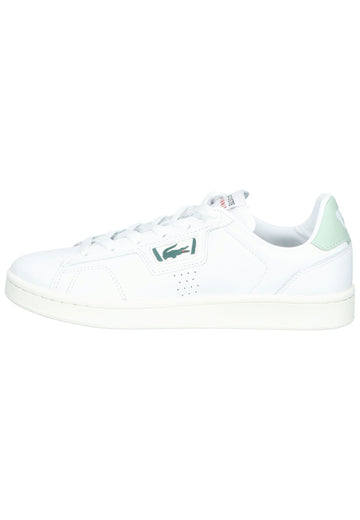 Lacoste Sneaker Leder Weiß/Grün - surf4shoes