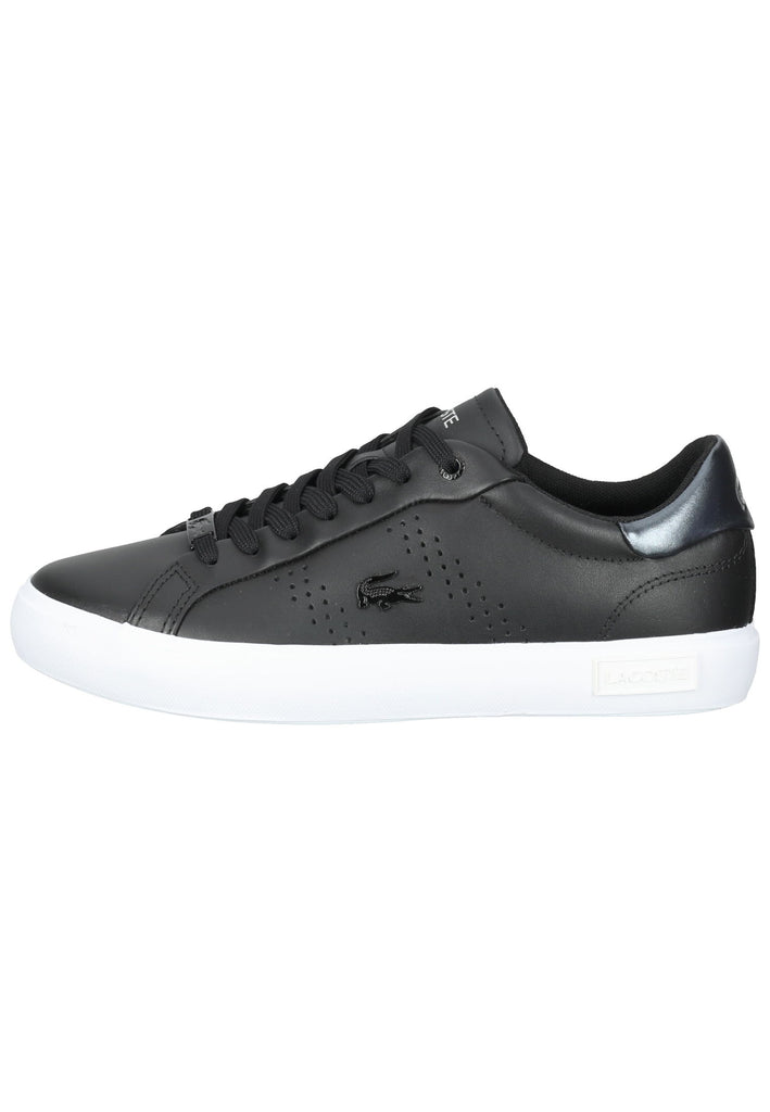 Lacoste Sneaker Leder Schwarz/Weiß - surf4shoes