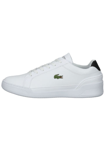 Lacoste Sneaker Leder Weiß/Schwarz - surf4shoes