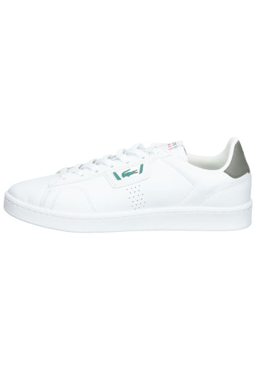 Lacoste Sneaker Leder Weiß/Grün - surf4shoes