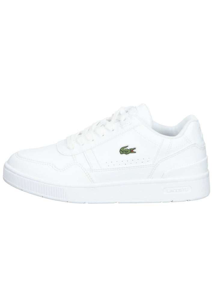 Lacoste Sneaker Lederimitat Weiß - surf4shoes