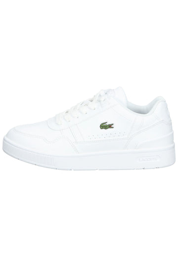 Lacoste Sneaker Lederimitat Weiß - surf4shoes