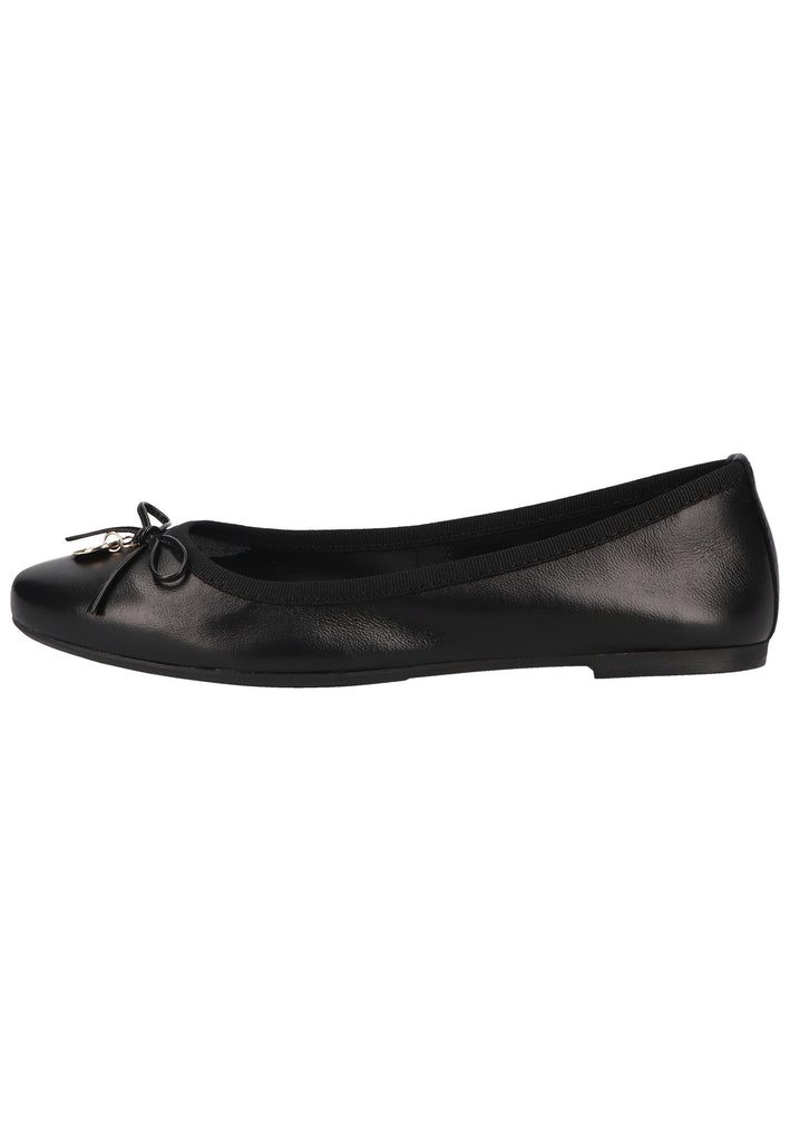Scapa Ballerinas Leder Schwarz - surf4shoes