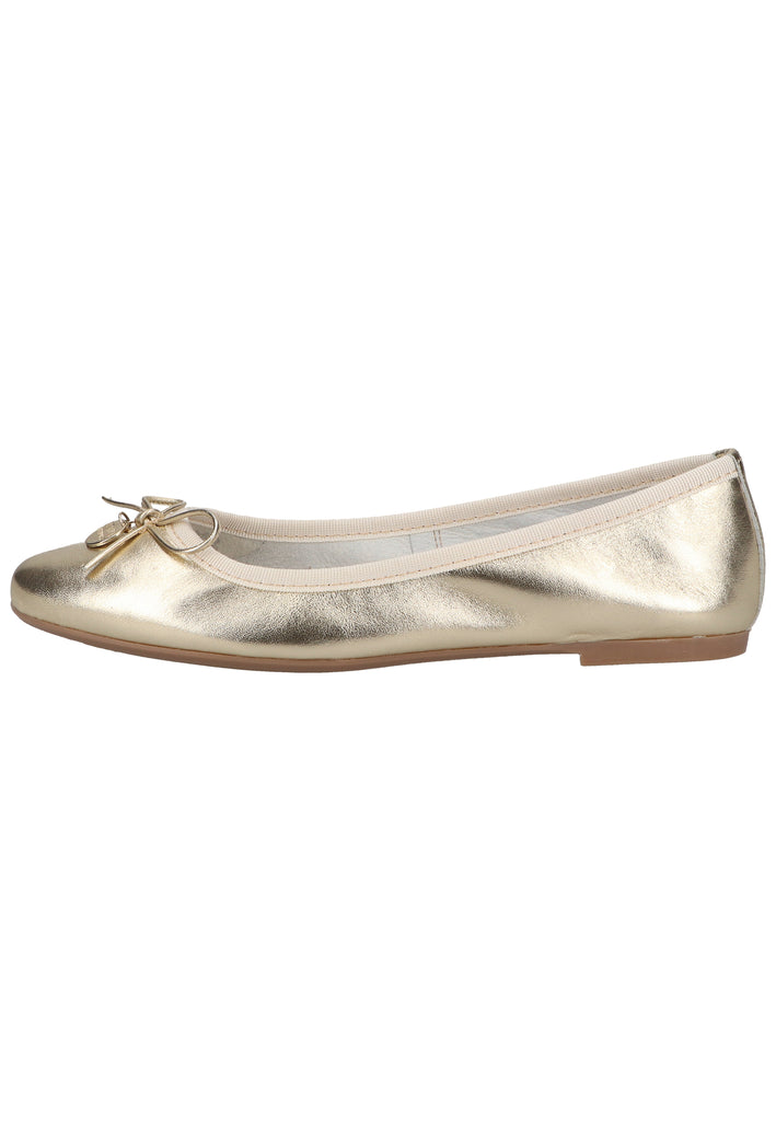 Scapa Ballerinas Leder Platin - surf4shoes