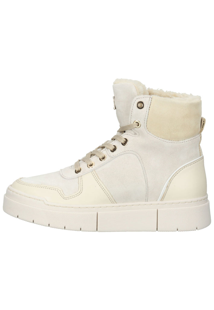 Scapa Sneaker Leder Beige Warmfutter - surf4shoes