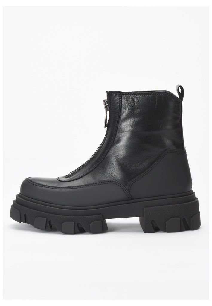 Inuovo Stiefelette Leder Schwarz - surf4shoes