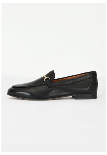 Inuovo Slipper Leder Schwarz - surf4shoes