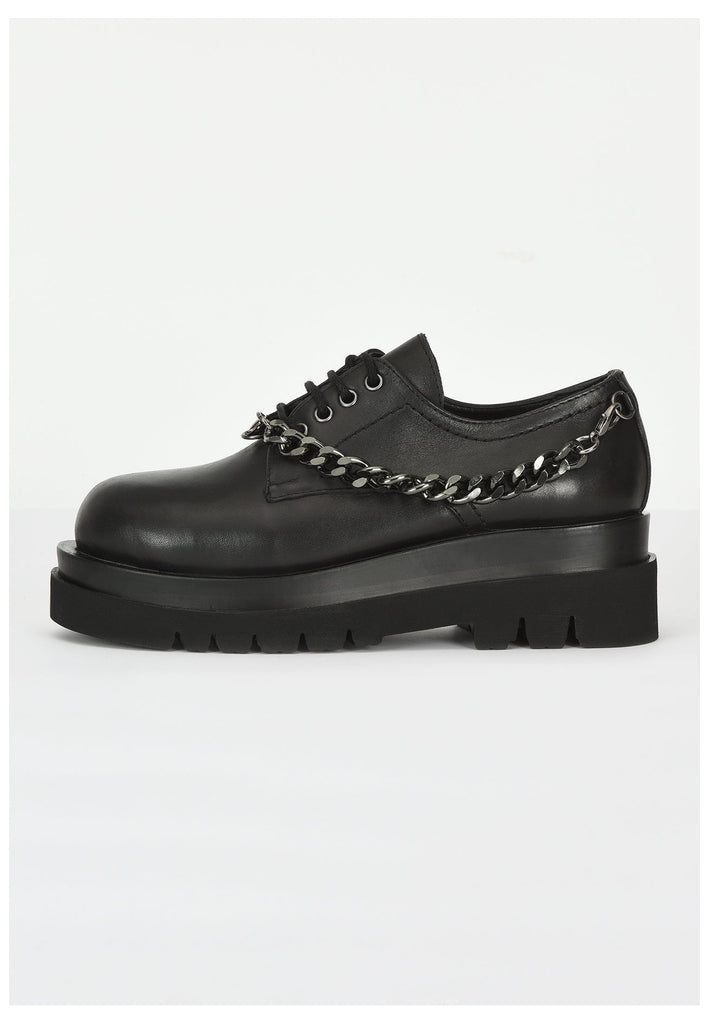 Inuovo Halbschuhe Leder Schwarz - surf4shoes