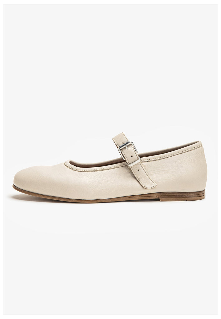 Inuovo Ballerinas Leder Beige - surf4shoes