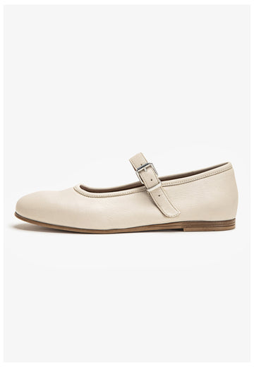 Inuovo Ballerinas Leder Beige - surf4shoes