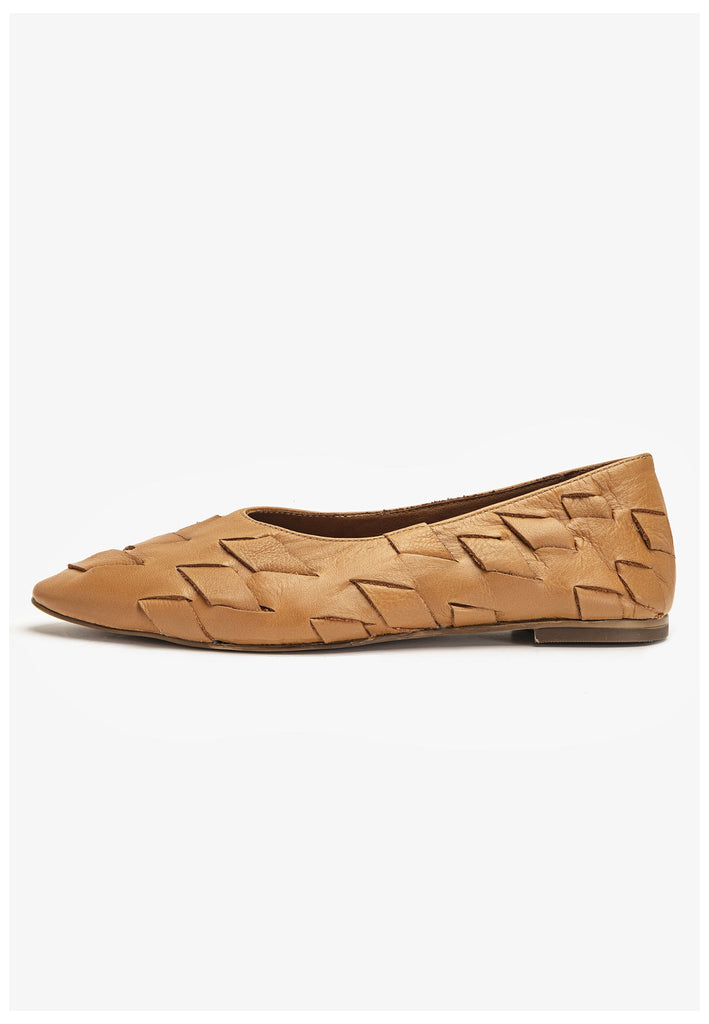 Inuovo Ballerinas Leder Braun - surf4shoes