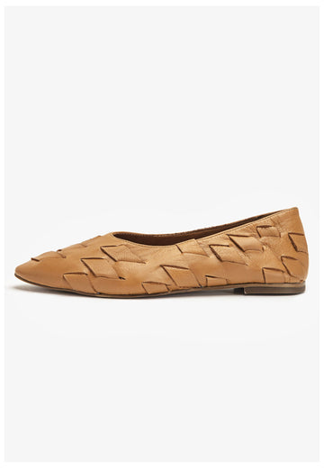 Inuovo Ballerinas Leder Braun - surf4shoes