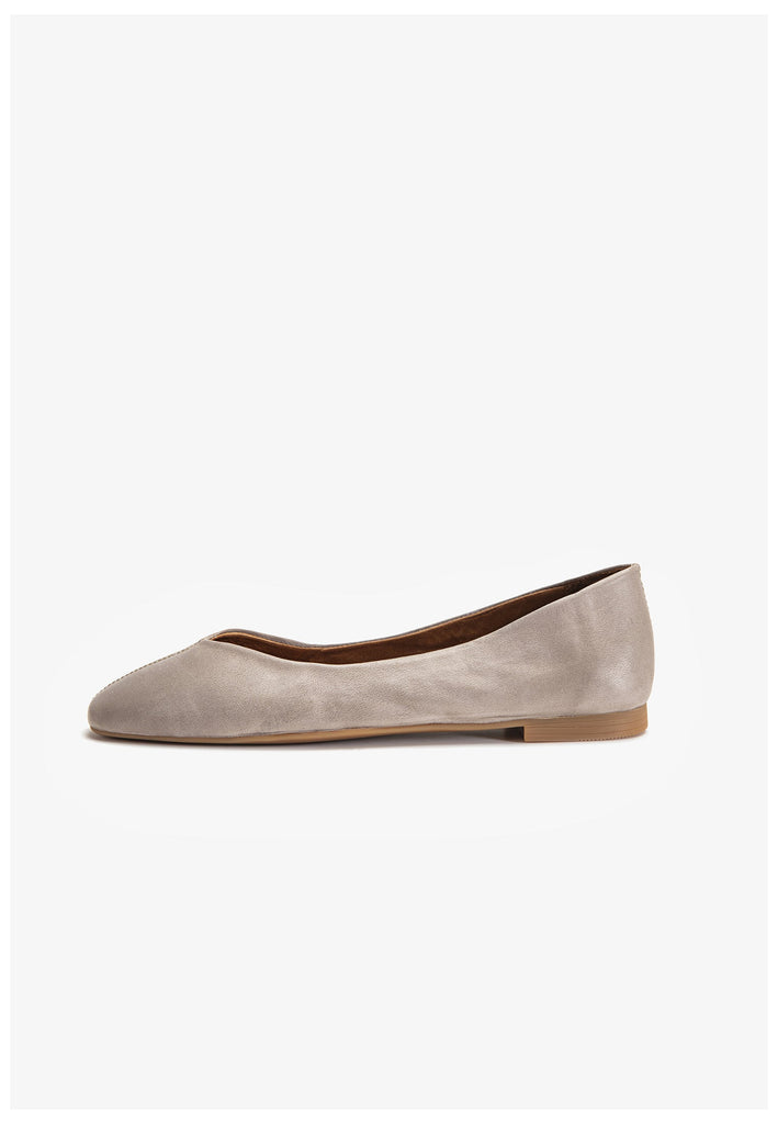 Inuovo Ballerinas Leder Grau - surf4shoes