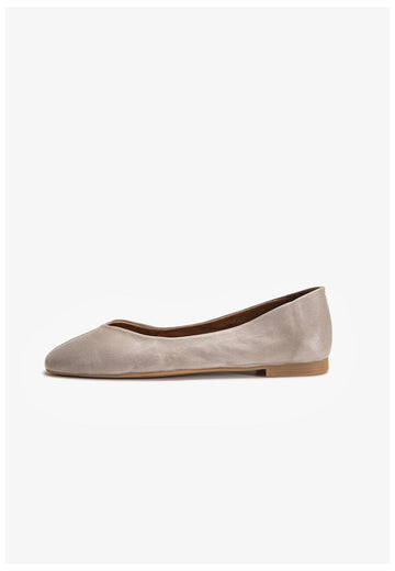 Inuovo Ballerinas Leder Grau - surf4shoes