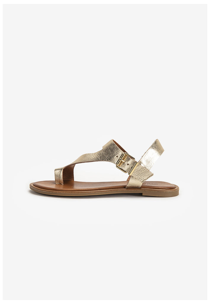 Inuovo Zehensteg Leder Gold - surf4shoes
