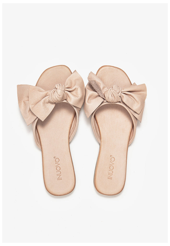 Inuovo Pantoletten Leder Rosa - surf4shoes