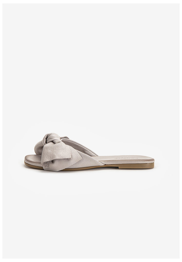 Inuovo Pantoletten Canvas Silber/Grau - surf4shoes