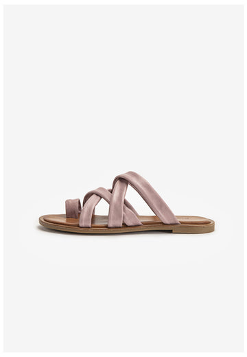 Inuovo Pantoletten Leder Lilac - surf4shoes