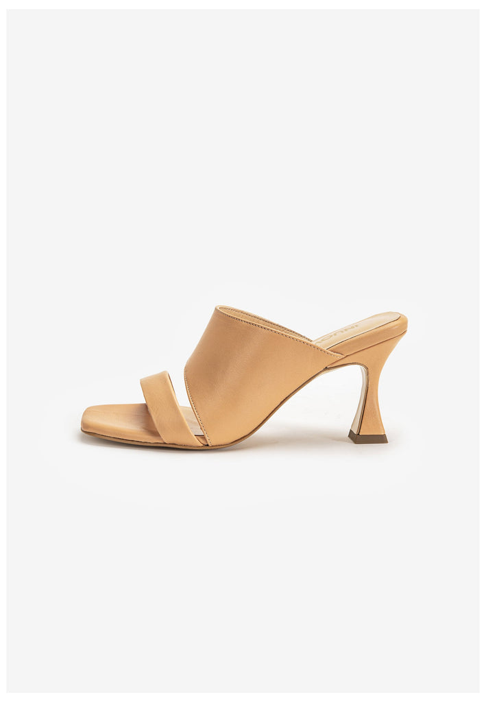 Inuovo Pantoletten Leder Nude - surf4shoes