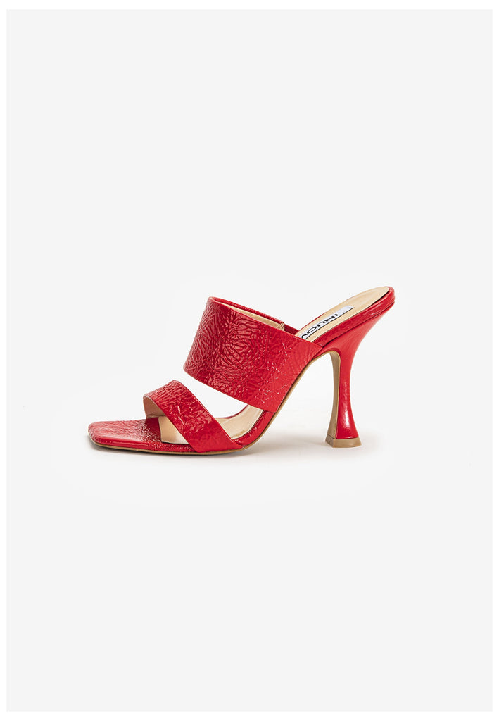 Inuovo Pantoletten Leder Rot - surf4shoes