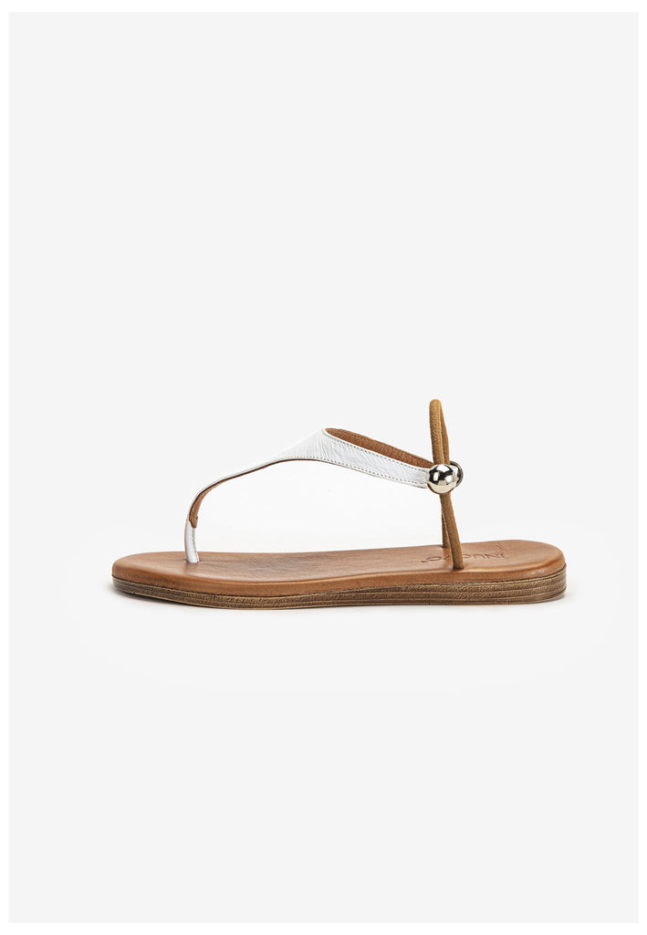 Inuovo Zehensteg Leder Weiß - surf4shoes
