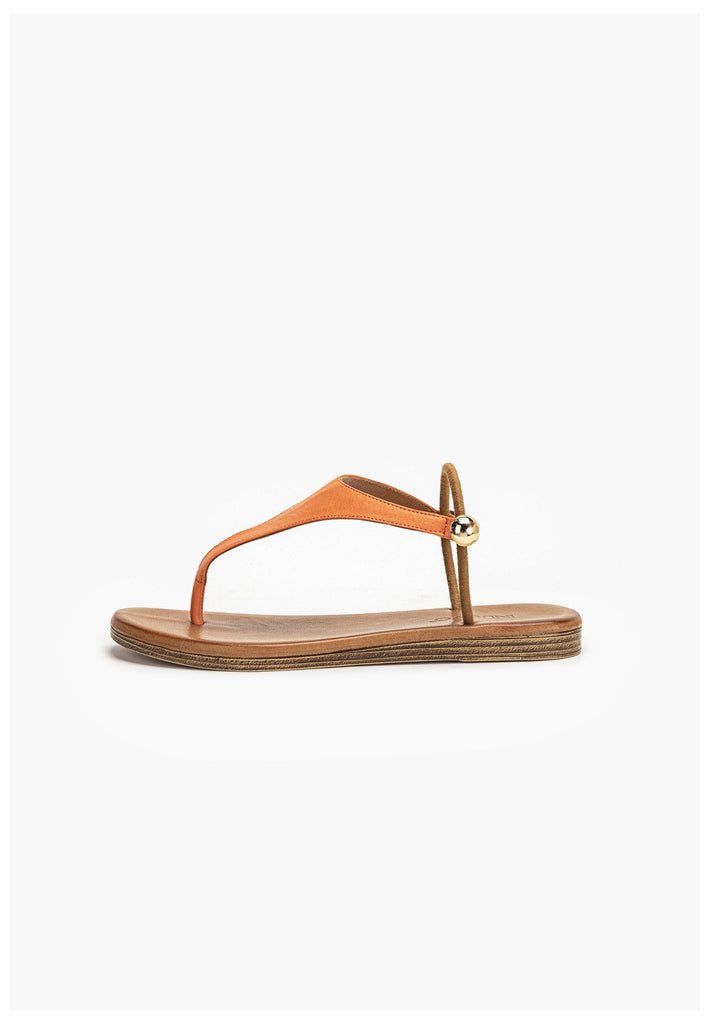 Inuovo Zehensteg Leder Orange - surf4shoes