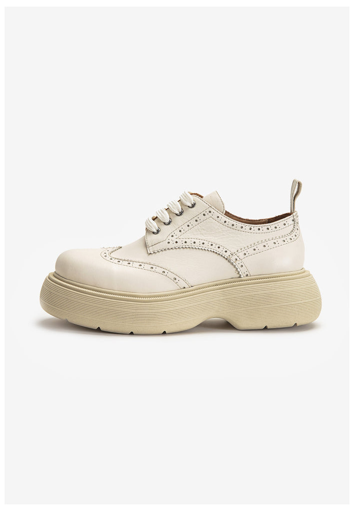 Inuovo Halbschuhe Leder Weiß - surf4shoes