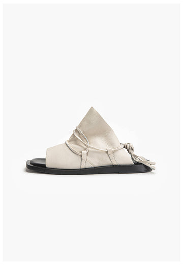 Inuovo Pantoletten Leder Creme - surf4shoes