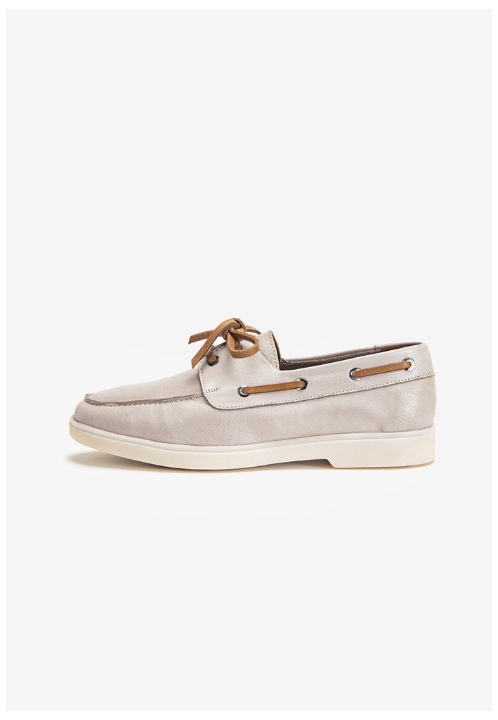 Inuovo Halbschuhe Leder Silber/Grau - surf4shoes