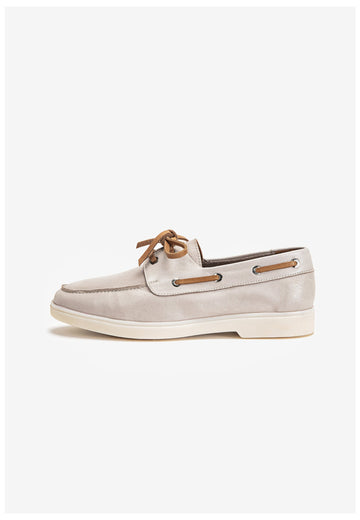 Inuovo Halbschuhe Leder Silber/Grau - surf4shoes