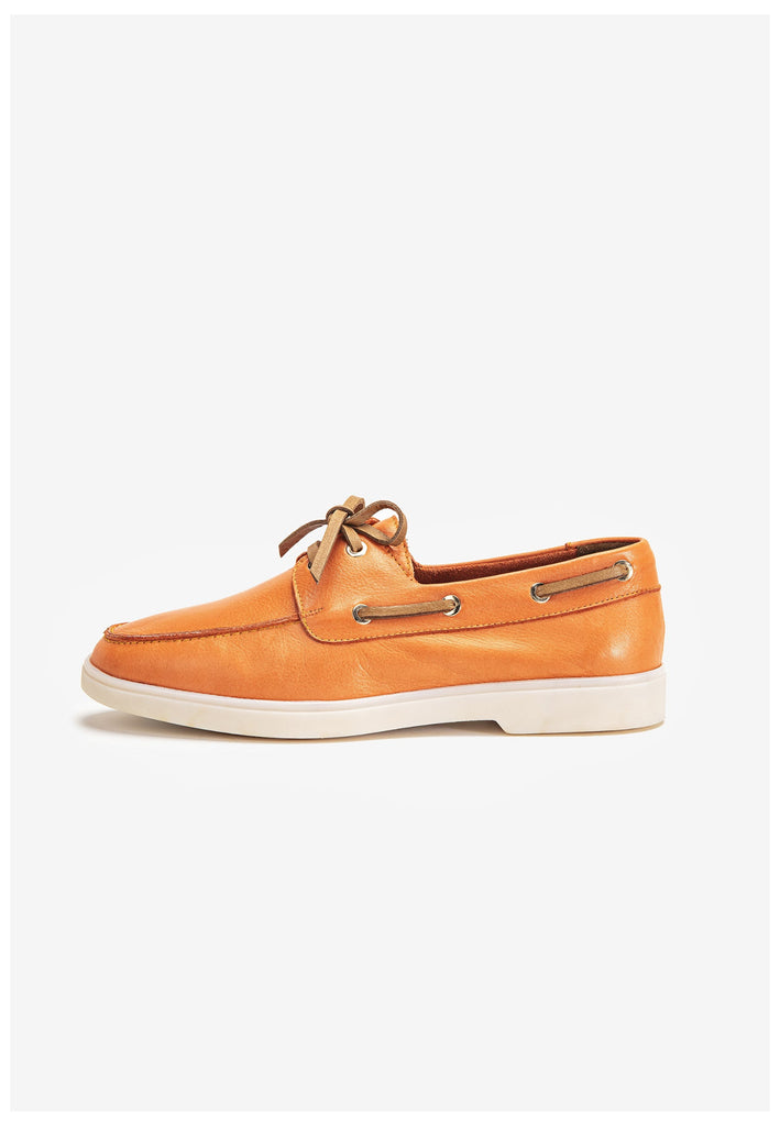 Inuovo Halbschuhe Leder Orange - surf4shoes
