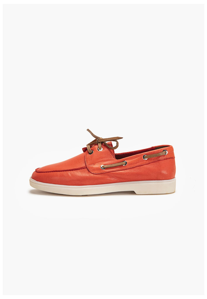 Inuovo Halbschuhe Leder Rot - surf4shoes