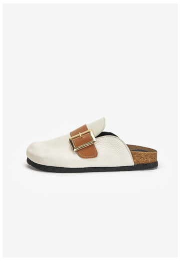 Inuovo Pantoletten Leder Bone - surf4shoes