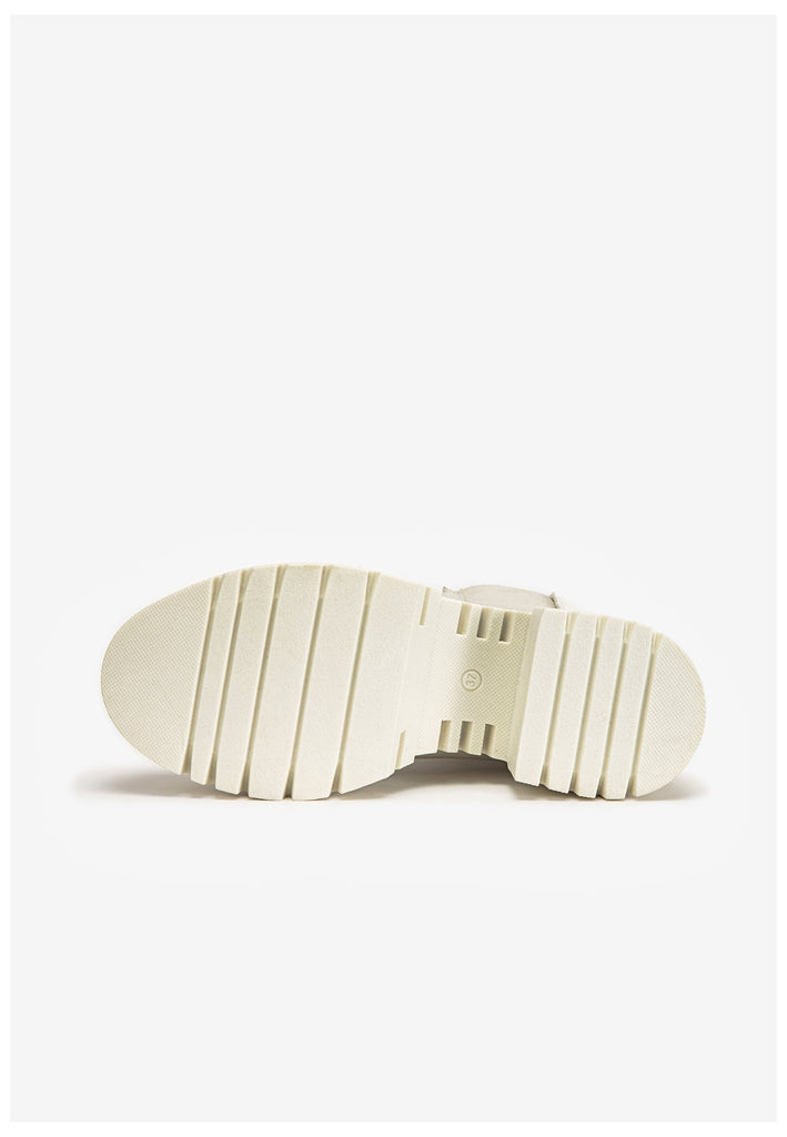 Inuovo Stiefel Leder/Textil Hellbeige - surf4shoes