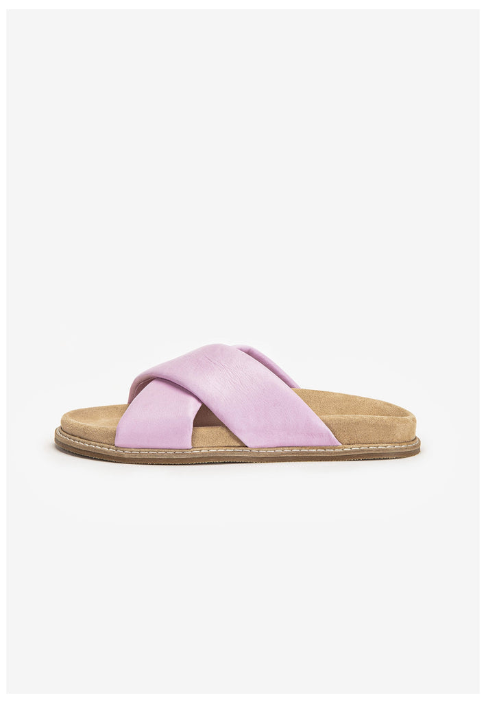 Inuovo Pantoletten Leder Lilac - surf4shoes