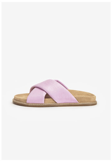 Inuovo Pantoletten Leder Lilac - surf4shoes