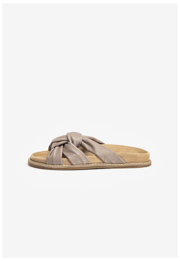Inuovo Pantoletten Leder Grau - surf4shoes