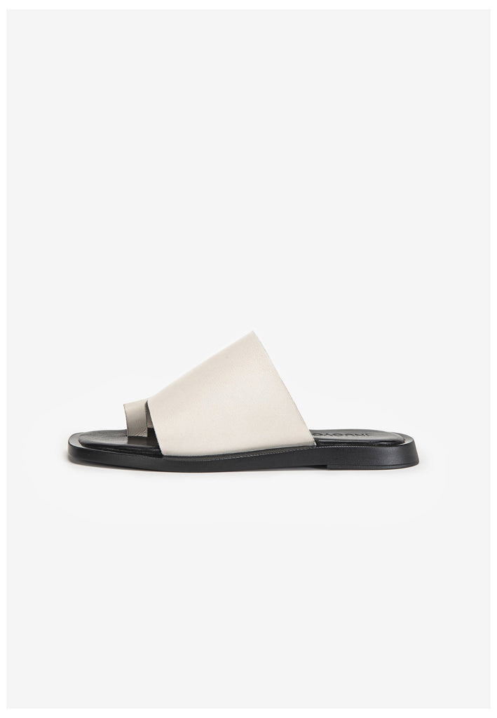 Inuovo Pantoletten Leder Creme - surf4shoes