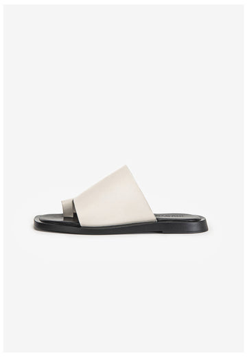 Inuovo Pantoletten Leder Creme - surf4shoes